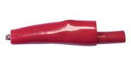 ALLIGATOR CLIP, RED, 10A, 7.9MM JAW OPEN