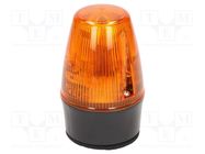 Signaller: lighting; continuous light,blinking light; orange MOFLASH SIGNALLING