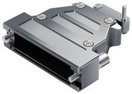 D SUB BACKSHELL, 180DEG, SIZE DD, ZINC