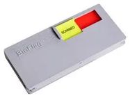 BIN FLAG, 50MM X 112MM X 10MM, GREY