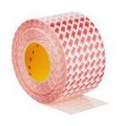 TAPE, DOUBLE SIDED, 50M X 100MM, CLEAR