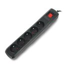 Power strip with security Armac R5 black - 5 sockets - 1,5m