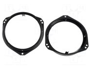 Speaker frame; 165mm; BMW,Nissan,Opel,Renault; 2pcs. 4CARMEDIA