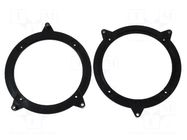 Speaker frame; 130mm; BMW; BMW 3 (E46) 1999->; BMW 3 rear doors 4CARMEDIA