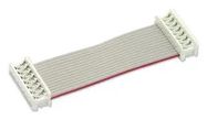 CABLE ASSY, 14P IDC RCPT-RCPT, 250MM