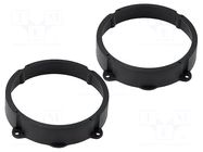 Speaker frame; 165mm; Alfa Romeo,Fiat,Hyundai,Lancia; 2pcs. ACV