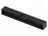 Connector: IDC; socket; male; PIN: 34; straight; THT; 2mm; 2x17 CONNFLY