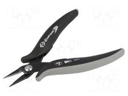 Pliers; half-rounded nose; ESD; for gripping,for bending; 145mm C.K