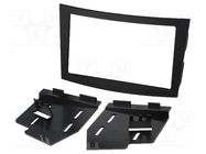 Radio frame; Subaru; 2 DIN; black METRA