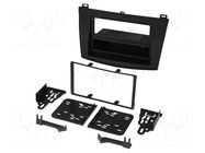 Radio frame; Mazda; 2 DIN; black METRA