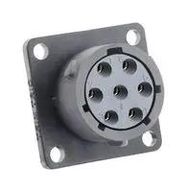 CIRCULAR CONN, RCPT, 7POS, PCB