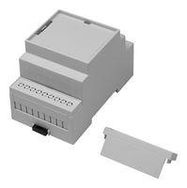 ENCLOSURE, PC, DIN RAIL, LIGHT GREY