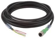CABLE, M12 SOCKET, 8P, 5M, 24AWG