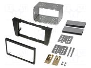 Radio frame; Mercedes; 2 DIN; black ACV