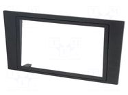 Radio frame; Ford; 2 DIN; anthracite 4CARMEDIA