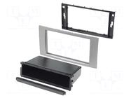 Radio frame; Ford; 2 DIN; silver ACV
