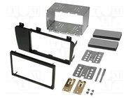 Radio frame; Volvo; 2 DIN; black ACV