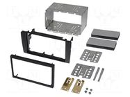 Radio frame; Audi; 2 DIN; black PER.PIC.