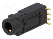 Socket; Jack 3,5mm; female; stereo special; ways: 4; angled 90° LUMBERG