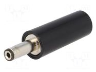 Connector: DC supply; plug; female; 500mA; straight; for cable LUMBERG