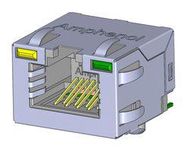 RJ45 CONN, R/A JACK, 8P8C, 1PORT, SMT