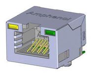 RJ45 CONN, R/A JACK, 8P8C, 1PORT, SMT