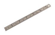 RULER, STAINLESS STEEL, 12", 250PC