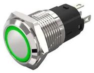 ANTI VANDAL SW, SPDT, 3A, 240VAC, GREEN