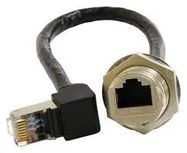ENET CABLE, C3 RJ45 RCPT-R/A PLUG, 200MM