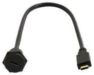 USB CABLE, C3 TYPE C RCPT-PLUG, 3000MM