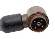 MIL SPEC CIR CONN, R/A PLUG, 4POS, SLDR