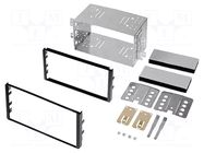 Radio frame; Kia; 2 DIN; black PER.PIC.