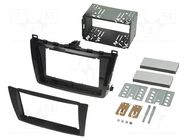 Radio frame; Mazda; 2 DIN; matt black,black gloss COMPOTECH