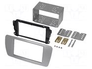Radio frame; Seat; 2 DIN; grey conamera (AS2) ACV