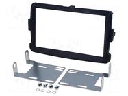 Radio frame; Dacia; 2 DIN; dark grey PER.PIC.