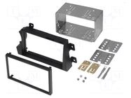 Radio frame; SsangYong; 2 DIN; black ACV