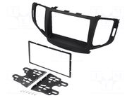 Radio frame; Honda; 2 DIN; black 4CARMEDIA