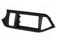 Radio frame; Kia; 2 DIN; black PER.PIC.