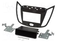 Radio frame; Ford; 2 DIN; dark brown ACV