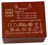 POWER SUPPLY, AC-DC, 18V, 0.28A