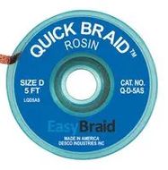 DESOLDERING BRAID, 0.1" X 5FT, BLUE