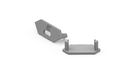 End cap for LED line® corner aluminum profile, silver, 20 pcs