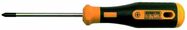 Cross-recess screwdriver, EUROline-Power, size 2, blade length 100 mm