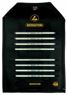 9-piece interchangeable screwdriver set with ESD-handle