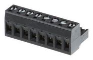 TERMINAL BLOCK, PLUGGABLE, 8POS, 12AWG