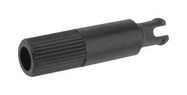 SHAFT, PT15 POT, 6MMX19MM, BLACK