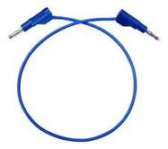 STACKABLE 4MM BANANA PLUG, BLUE, 609.6MM