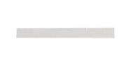 LABELING PLATE, FRONT, BLANK, 10.2MM/WHT