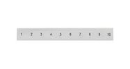 LABELING PLATE, FRONT, 21-30, 8.2MM, WHT