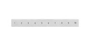 LABELING PLATE, FRONT, 11-20, 10.2MM/WHT